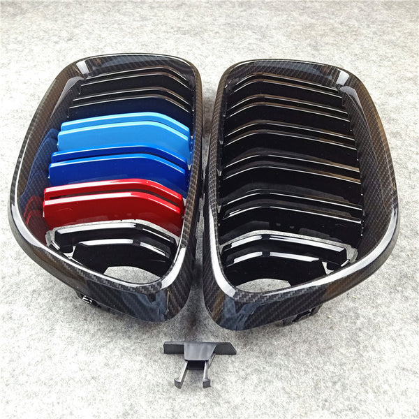 M Document-calandre en carbone pour BMW, F20, F22, E46, E90, E92, F30, F34, F32, G30, E60, F10, E84, F48 Bery Tage, X5, X6, F