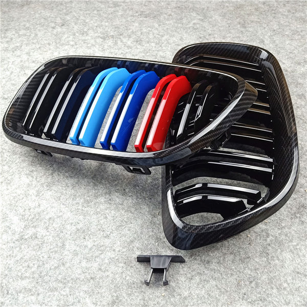 M Document-calandre en carbone pour BMW, F20, F22, E46, E90, E92, F30, F34, F32, G30, E60, F10, E84, F48 Bery Tage, X5, X6, F