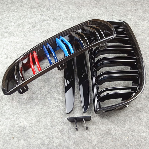 M Document-calandre en carbone pour BMW, F20, F22, E46, E90, E92, F30, F34, F32, G30, E60, F10, E84, F48 Bery Tage, X5, X6, F