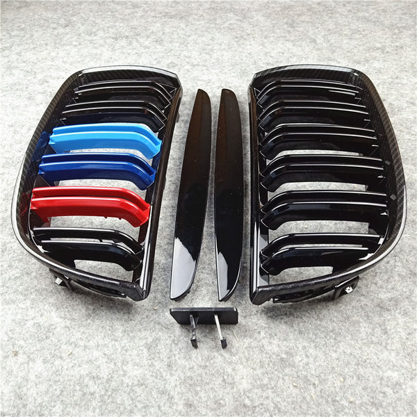 M Document-calandre en carbone pour BMW, F20, F22, E46, E90, E92, F30, F34, F32, G30, E60, F10, E84, F48 Bery Tage, X5, X6, F