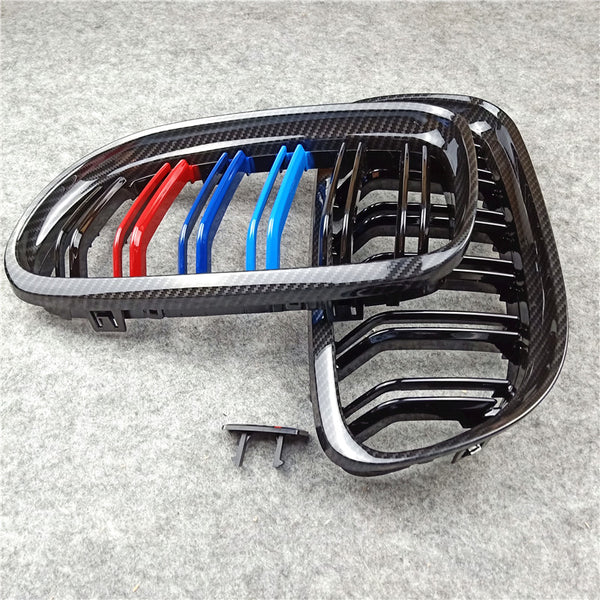 M Document-calandre en carbone pour BMW, F20, F22, E46, E90, E92, F30, F34, F32, G30, E60, F10, E84, F48 Bery Tage, X5, X6, F