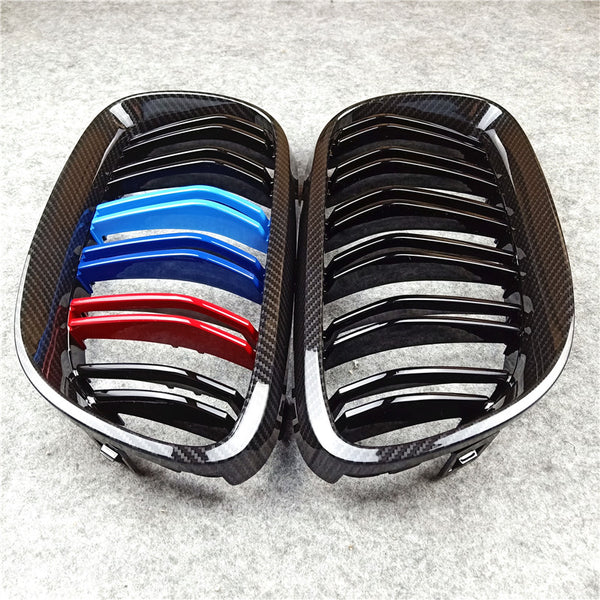 M Document-calandre en carbone pour BMW, F20, F22, E46, E90, E92, F30, F34, F32, G30, E60, F10, E84, F48 Bery Tage, X5, X6, F