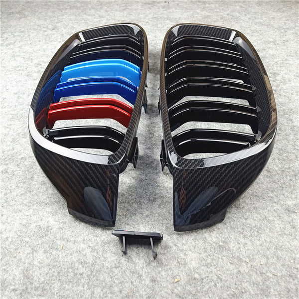 M Document-calandre en carbone pour BMW, F20, F22, E46, E90, E92, F30, F34, F32, G30, E60, F10, E84, F48 Bery Tage, X5, X6, F