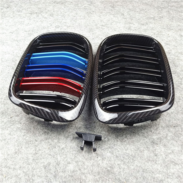 M Document-calandre en carbone pour BMW, F20, F22, E46, E90, E92, F30, F34, F32, G30, E60, F10, E84, F48 Bery Tage, X5, X6, F