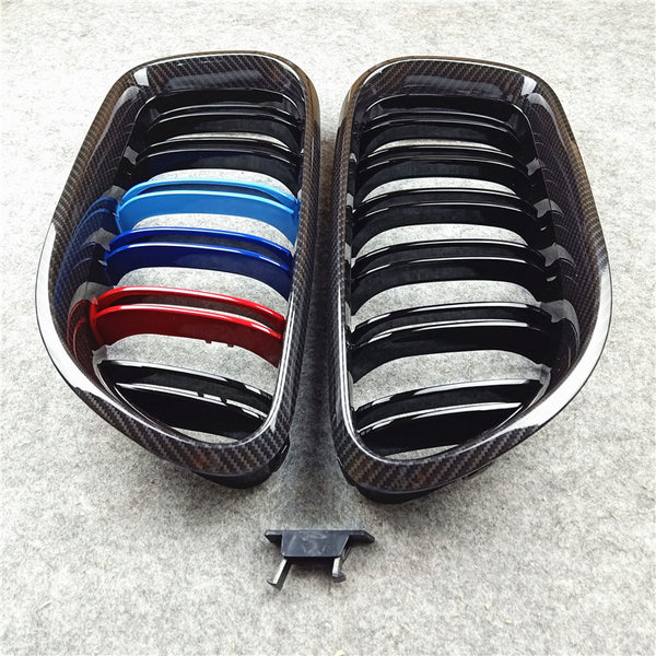 M Document-calandre en carbone pour BMW, F20, F22, E46, E90, E92, F30, F34, F32, G30, E60, F10, E84, F48 Bery Tage, X5, X6, F