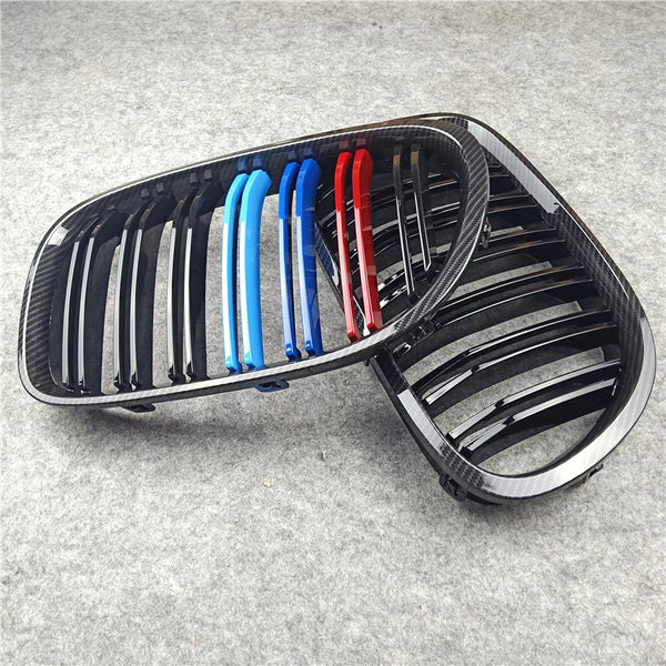 M Document-calandre en carbone pour BMW, F20, F22, E46, E90, E92, F30, F34, F32, G30, E60, F10, E84, F48 Bery Tage, X5, X6, F
