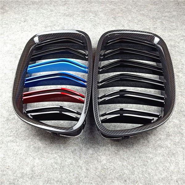 M Document-calandre en carbone pour BMW, F20, F22, E46, E90, E92, F30, F34, F32, G30, E60, F10, E84, F48 Bery Tage, X5, X6, F
