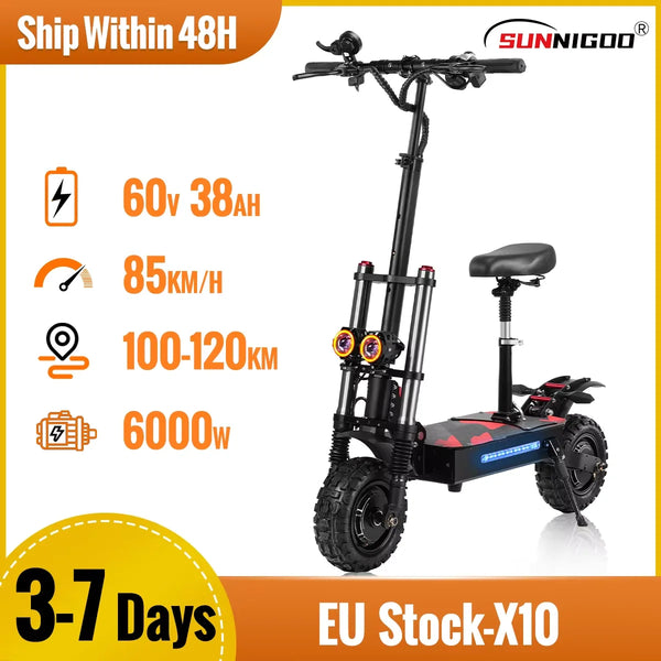 Trottinette électrique SUNNIGOO X10, 60 V — vue 8