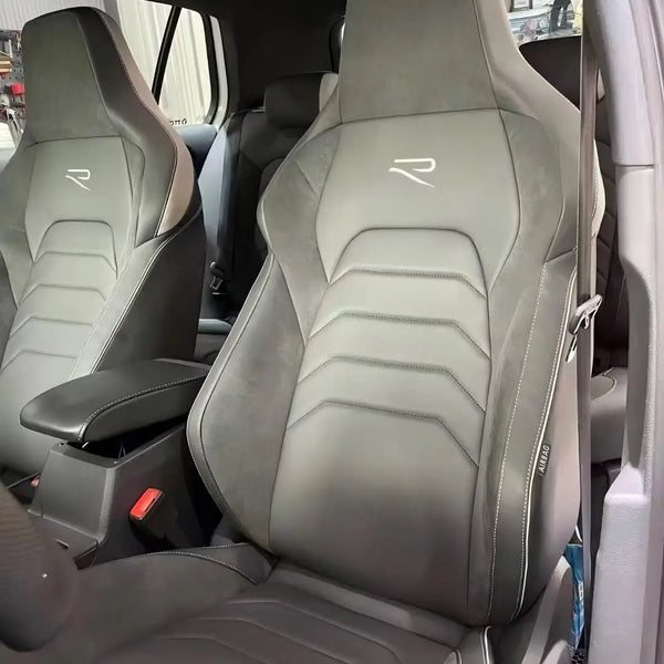 Sièges baquets carbone motif Pepita pour Golf GTI et R
