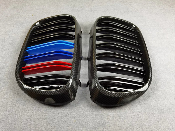 M Document-calandre en carbone pour BMW, F20, F22, E46, E90, E92, F30, F34, F32, G30, E60, F10, E84, F48 Bery Tage, X5, X6, F