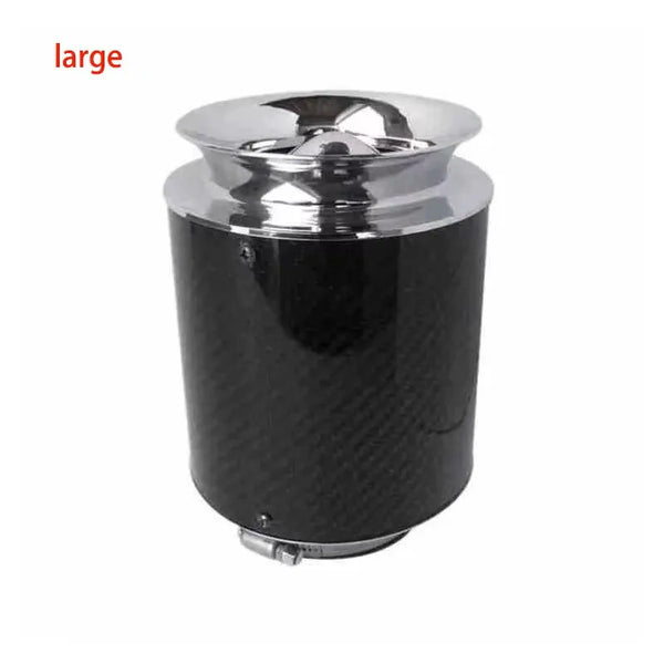 Filtre à air sport universel 76 mm avec cache carbone — vue 5