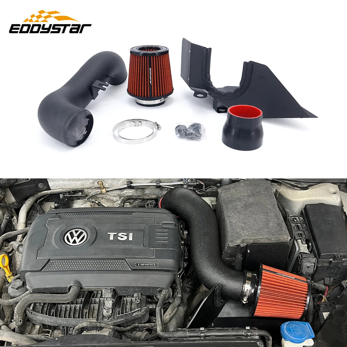 Kit admission EDDYSTAR Volkswagen Golf et Audi A3/S3/TT