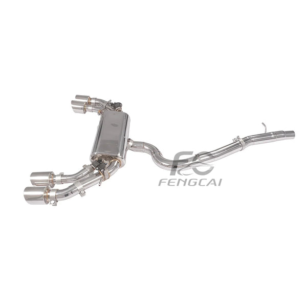 Ligne d’échappement à valves inox Golf 7 R et 7.5 R 2.0T
