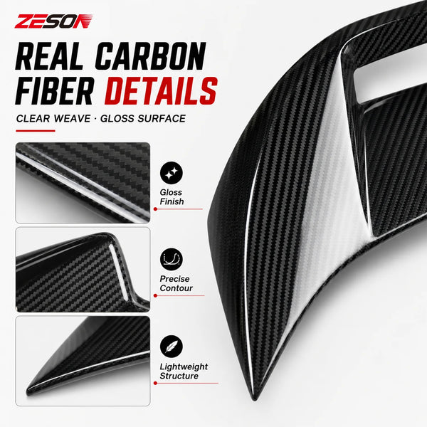 Becquet arrière carbone style AD pour BMW M2 G87 — vue 4