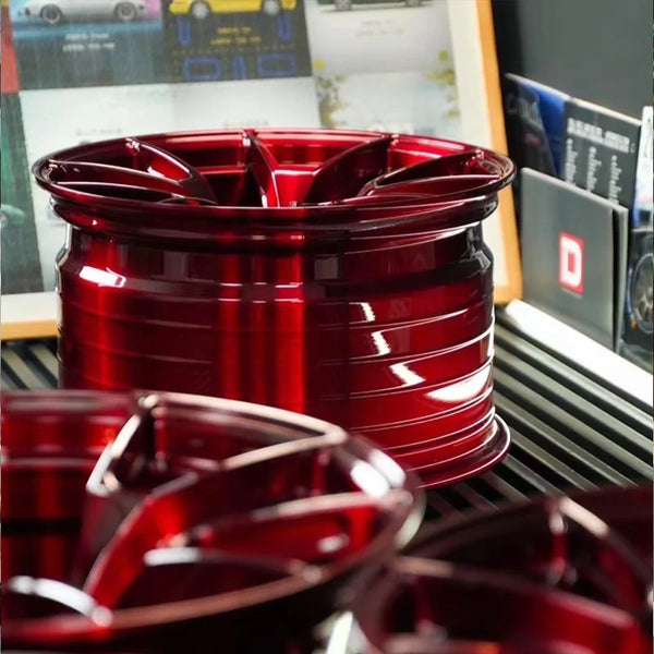 Jantes Forgées VS5RS Rouge 15-22 pouces – Entraxe 5x112/5x120 – Volkswagen, Golf, BMW