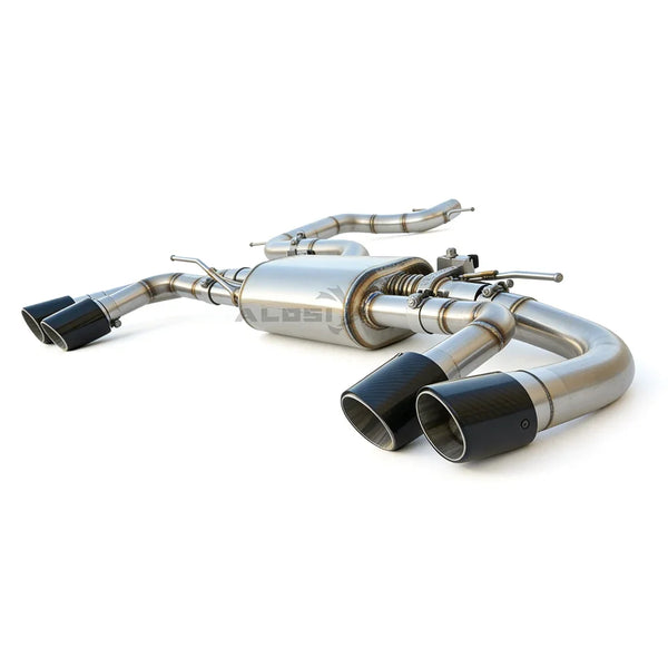 Ligne d’échappement à valves inox Audi A3 1.8T/2.0T, 2012–2020