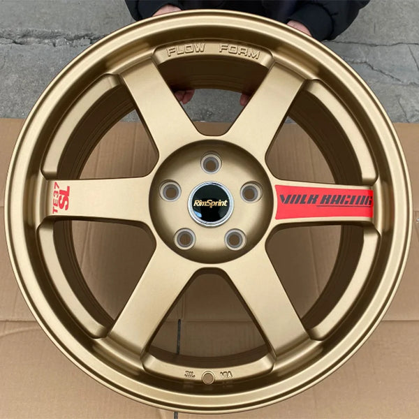 Jantes Forgées TE37 15-19 pouces – Entraxe 5x112/5x114.3/4x100 – Audi, Honda, Civic