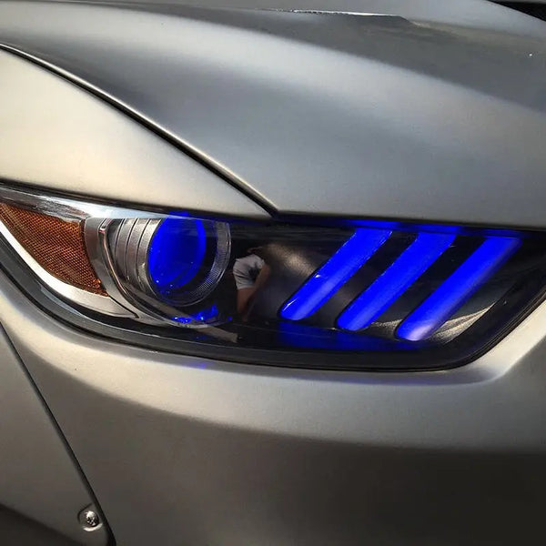 Feux de Jour LED RGB Multicolore Demon Eye – Ford Mustang 2015-2017