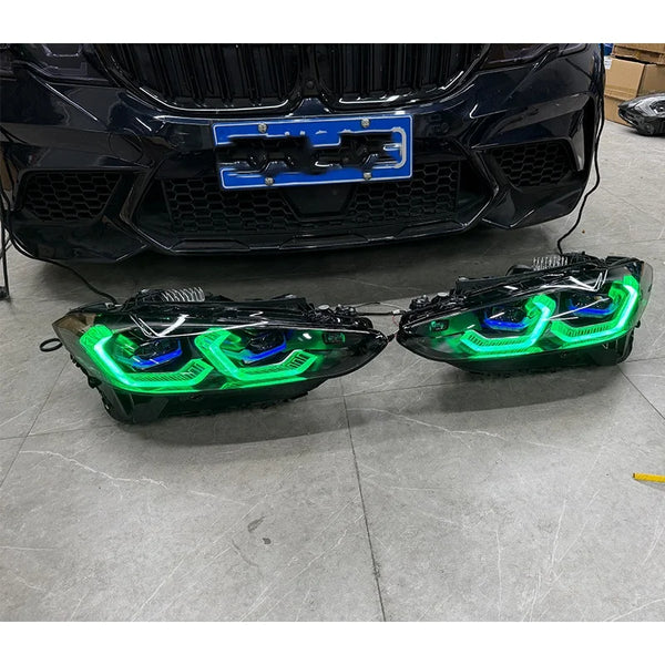 Phares laser avec feux de jour RGB pour BMW Série 4, M3 et M4
