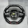 Volant sport en fibre de carbone pour Peugeot – montage Plug & Play
