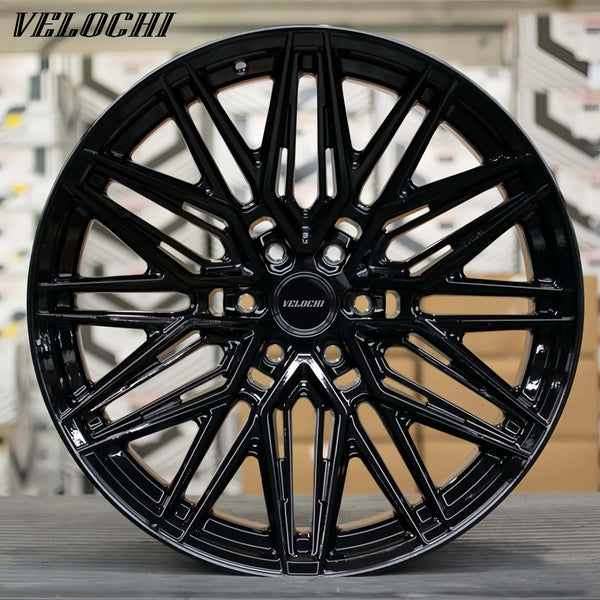 Jantes forgées VLC monobloc noir satiné teinté, 20 à 24 pouces pour Dodge Ram 1500