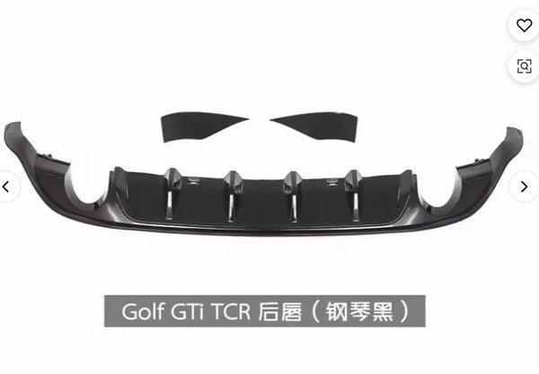 Diffuseur arrière éclairé style TCR pour Golf 7.5