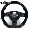 Volant carbone forgé rouge avec écran LED pour Volkswagen Golf MK5 GTI