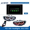 Phares LED DRL RGB HETOP style OSS – BMW Série 4 F32, M3 F80, M4 F82, 2012-2022