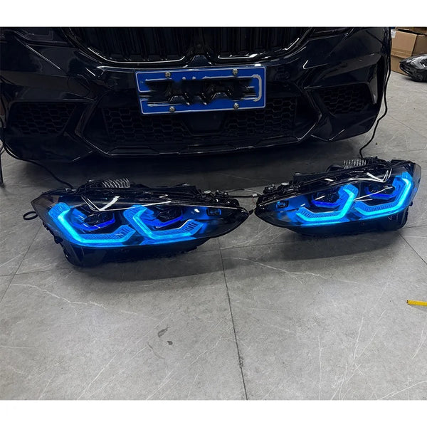 Phares laser avec feux de jour RGB pour BMW Série 4, M3 et M4