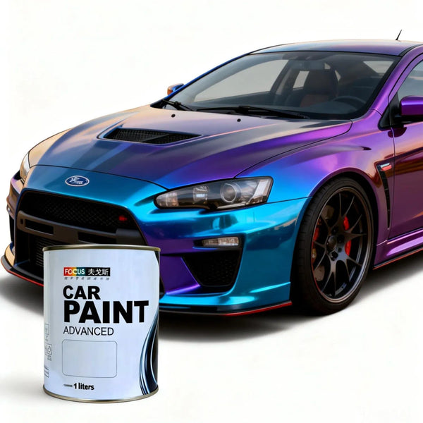 Peinture caméléon HS 1K nacrée vert et violet