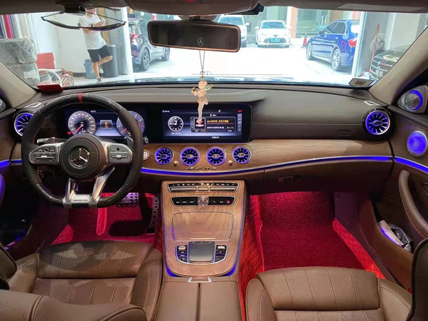 VENDA Turbine Air Outlet Vents avec Ambient Lighting pour Mercedes-Benz CLS (W205) AMG GT (C257)-1 Year Warranty-2018-2019 /
