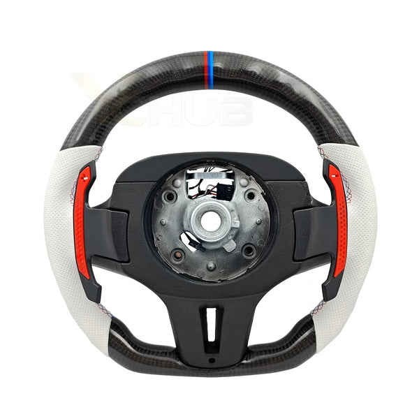 Volant carbone chauffant à vibration et écran LED pour BMW X3M, X5M et Série M
