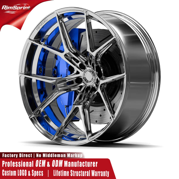 Jantes forgées WF R.1-FG 15 à 24 pouces 5x112 pour Audi