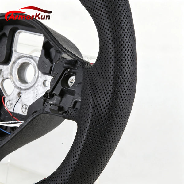 Volant carbone cuir LED pour Volkswagen Golf MK5 à MK7.5 GTI