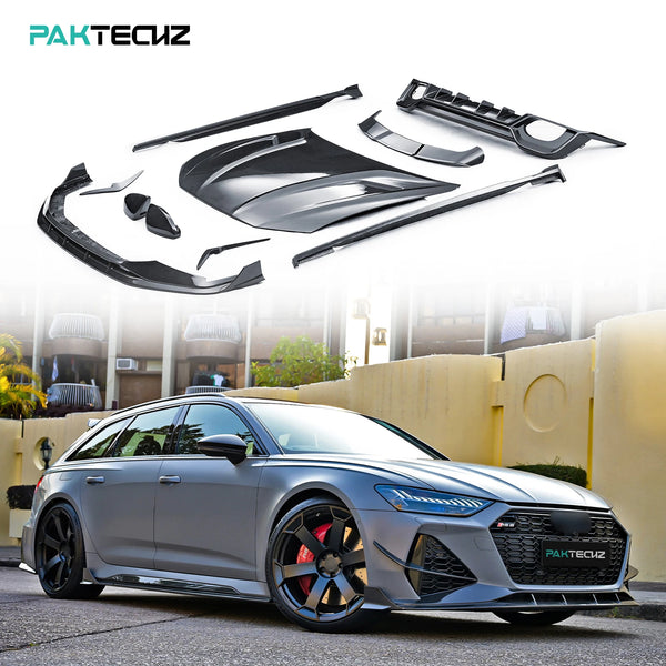 Kit carrosserie carbone Paktechz pour Audi RS6/RS7 C8