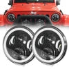 Phares LED 7 pouces Angel Eyes RGB pilotables par application Loyo – Jeep Wrangler à partir de 2014