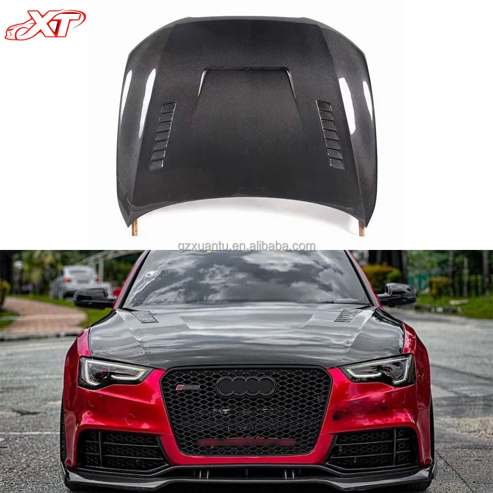 Capot carbone pour Audi A5/S5 B8.5, 2012–2016