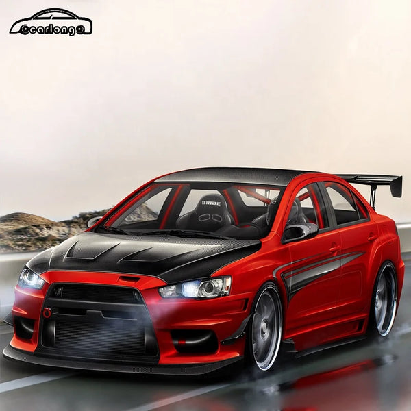 Pare-chocs avant style Evo Mitsubishi Lancer, 2009–2015 — vue 6