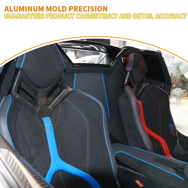 Siège Baquet Carbone Sec SVJ style – Lamborghini – Version 2