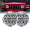 Phares LED 7 pouces Angel Eyes RGB pilotables par application Loyo – Jeep Wrangler à partir de 2014