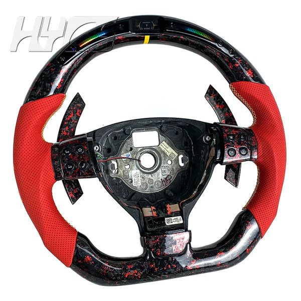 Volant carbone cuir personnalisé pour Volkswagen Golf 5, GTI et Passat