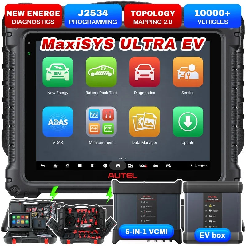 Valise de Diagnostic Professionnelle Autel MaxiSys Ultra EV OBD2 – Programmation ECU – Diagnostic et outillage | OURANE.COM