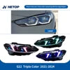 Phares LED RGB HETOP style Snake, plug & play – BMW Série 4 G22/M3 G80/M4 G82, 2021-2024