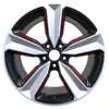 New 17 18 Inch Aluminium Alloy Five Spoke Wheels Black Silver 5x114.3 5x112 5x120 ET35 Wholesale