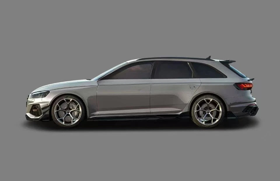 Kit Carrosserie Carbone Style Aulen pour Audi RS4 – Canards, Bas de Caisse, Lip, Diffuseur, Aileron – Carrosserie & aérodynamique | OURANE.COM