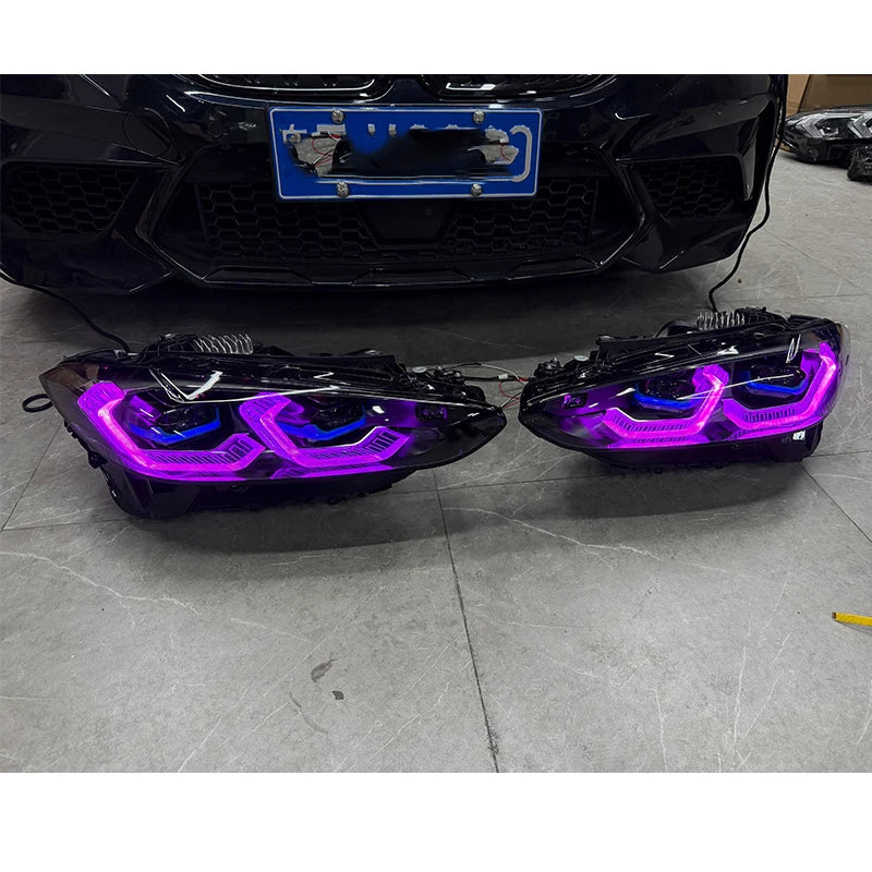 Phares laser avec feux de jour RGB pour BMW Série 4, M3 et M4