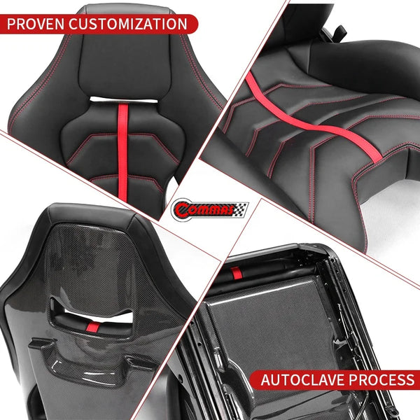 Siège Baquet Carbone Sec Speciale style – Ferrari