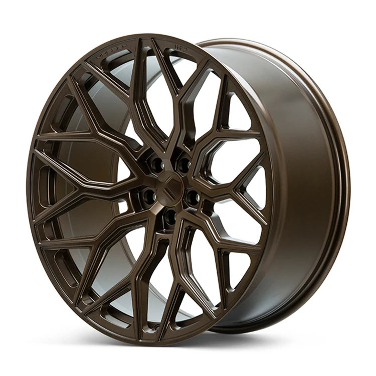 Jantes forgées HF-2 monobloc noir usiné, 18 pouces 5x4,5