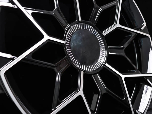 Vente Chaude 14/15/16 Pouces PCD Jantes Forgées en Alliage Tuning Nouvelles Jantes en Aluminium à Multi Rayons avec 25/30/40mm Roulement à Billes