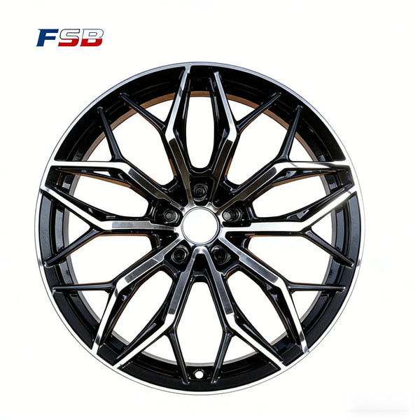 Jantes en aluminium forgé monobloc standard JWL noir brillant de 17 à 21 pouces, 5x100 5x112 5x114.3 5x120, jantes unive